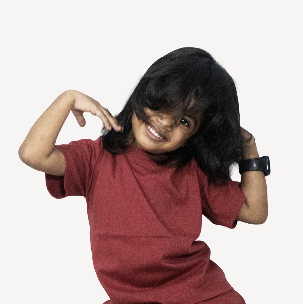 Maroon Half Sleeve t-shirt