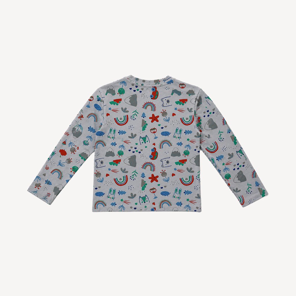 Grey Full Sleeve t-shirt