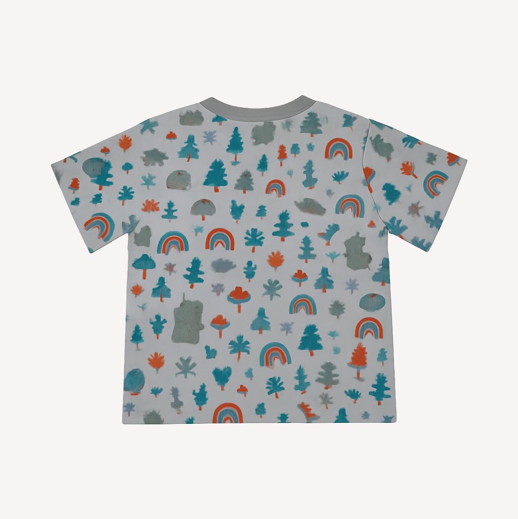 Grey Half Sleeve t-shirt