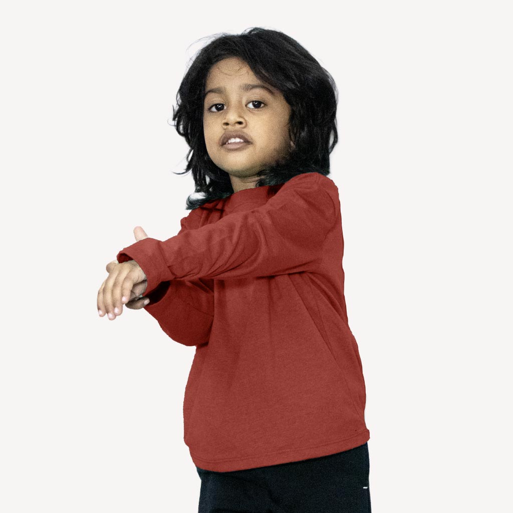 Maroon Full Sleeve t-shirt