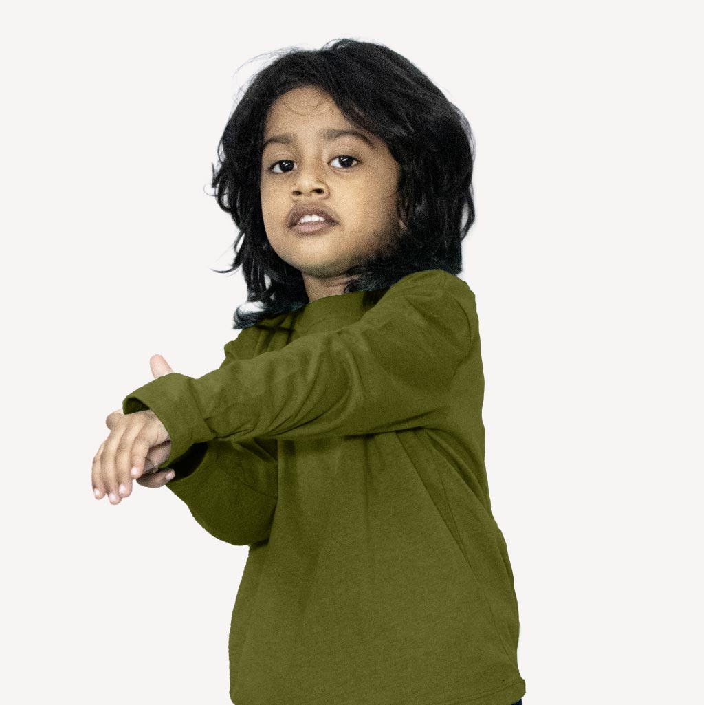 Olive Green Full Sleeve t-shirt