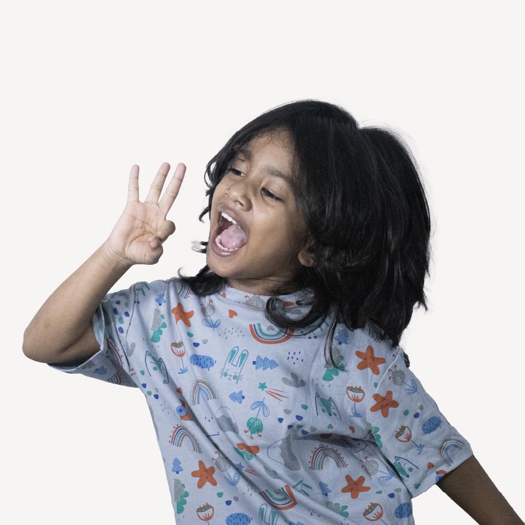 Grey Half Sleeve t-shirt